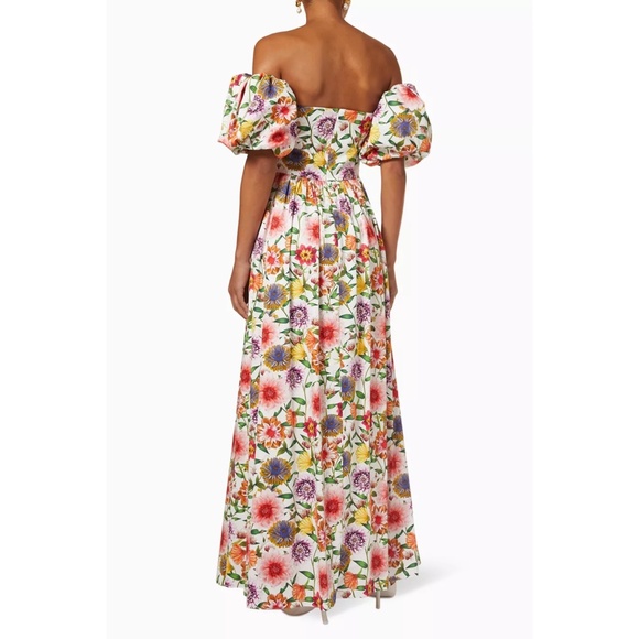 Borgo De Nor Juliet Off-The-Shoulder Floral Maxi Dress | NWT | Sz 4 (US)/8(UK) - Picture 2 of 7